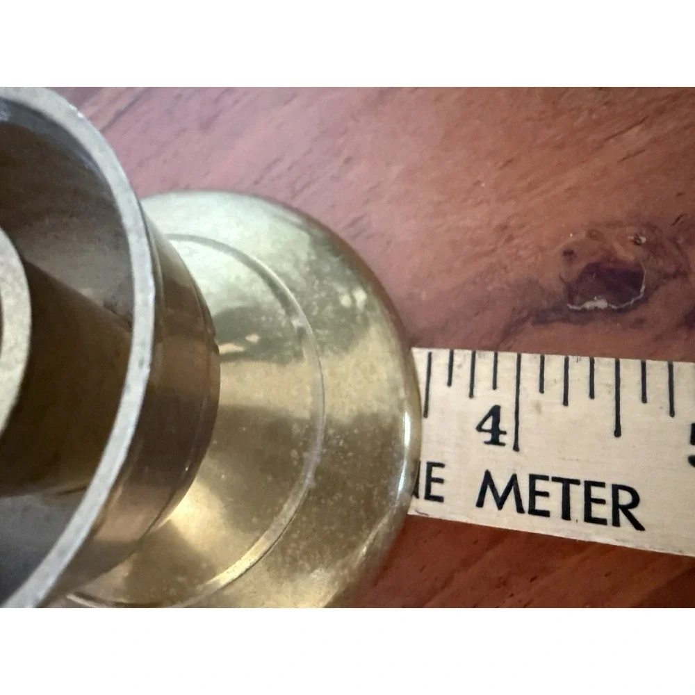 Vintage Solid Brass Candlestick Candle Holder 2